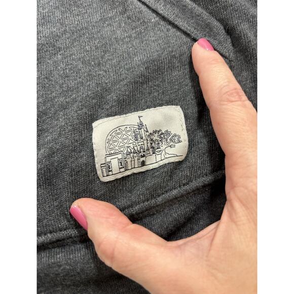 Disney Parks 2018 Tunic Sweatshirt Dark Grey Plus Size XXL Embroidered - Picture 6 of 11